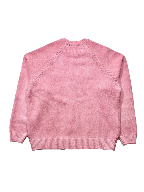 Flocked Logo Sweater