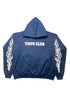 Leather Flame Hoodie