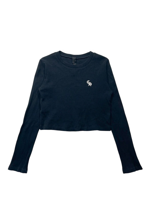 Y NOT CH刺繍サーマルロングスリーブTシャツ