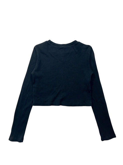 Y NOT CH刺繍サーマルロングスリーブTシャツ
