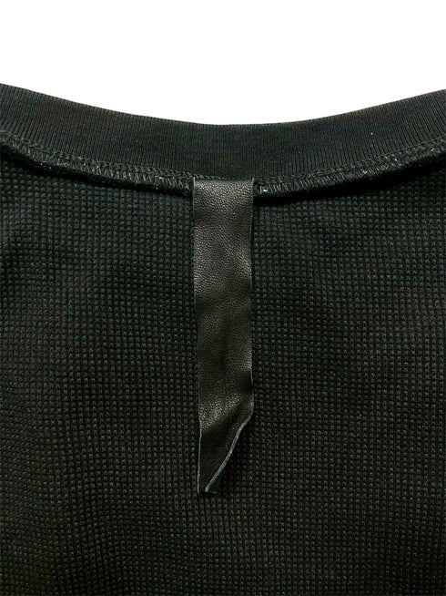 Y NOT CH刺繍サーマルロングスリーブTシャツ