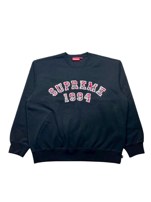 Plaid Arc Crewneck