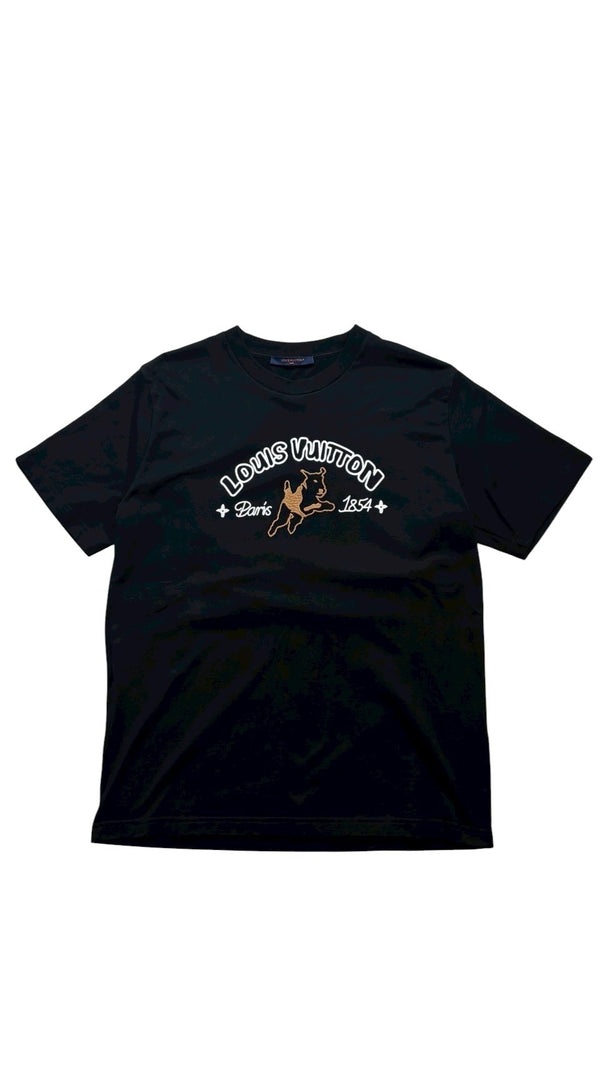 ジャンピングドッグエンブロイダーTシャツ