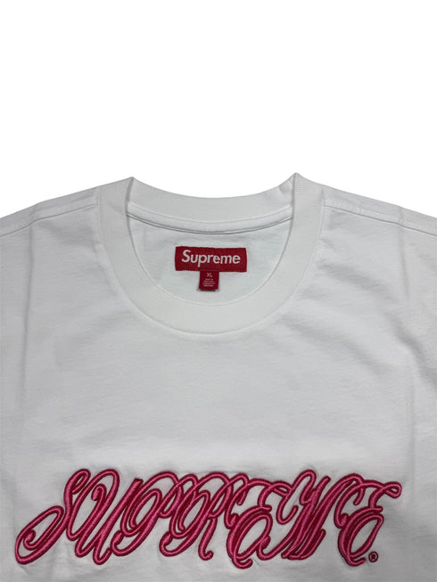 Raised Script S/S Top