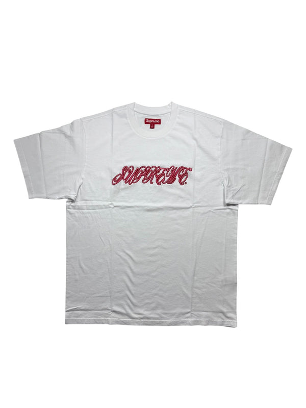 Raised Script S/S Top