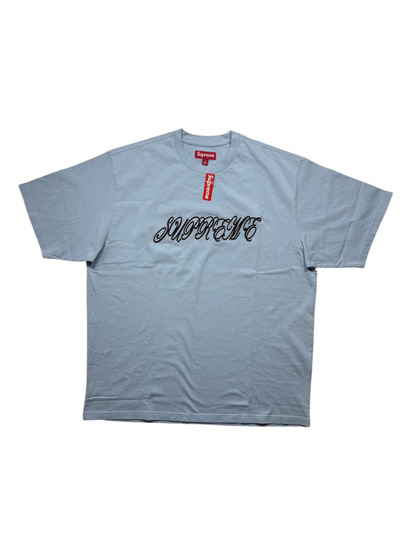 Raised Script S/S Top