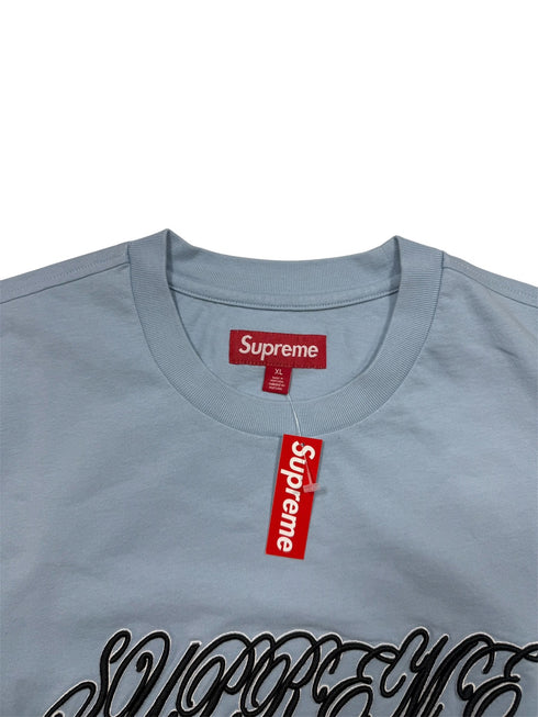 Raised Script S/S Top