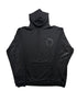Black Floral Cross Hoodie