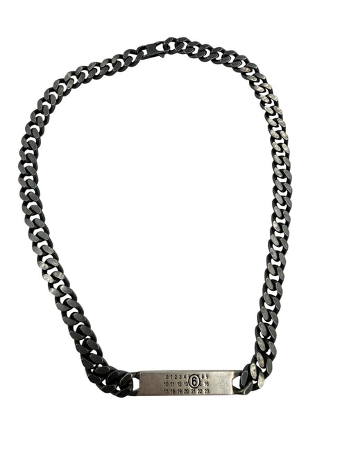 MM6 Maison Margiela Chain Necklaces Gray