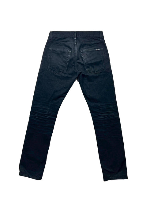 ブラックデニムパンツ