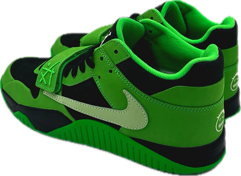 TravisScottXNikeJodanaajumpmanCJ1"GreenSpark"/28
