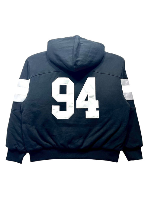 Filled Zip Up Hooded Sweatshirt