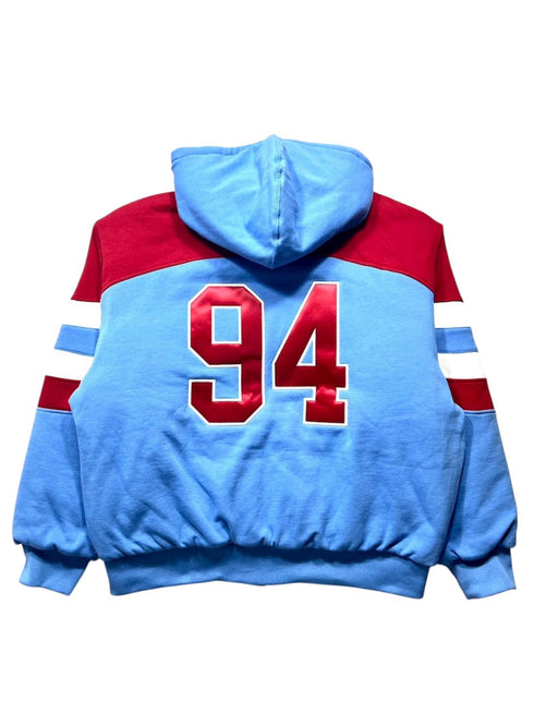 Filled Zip Up Hooded Sweatshirt