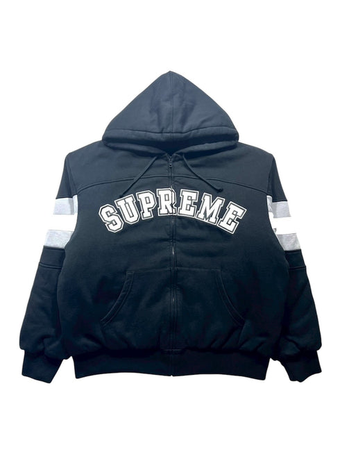 Filled Zip Up Hooded Sweatshirt