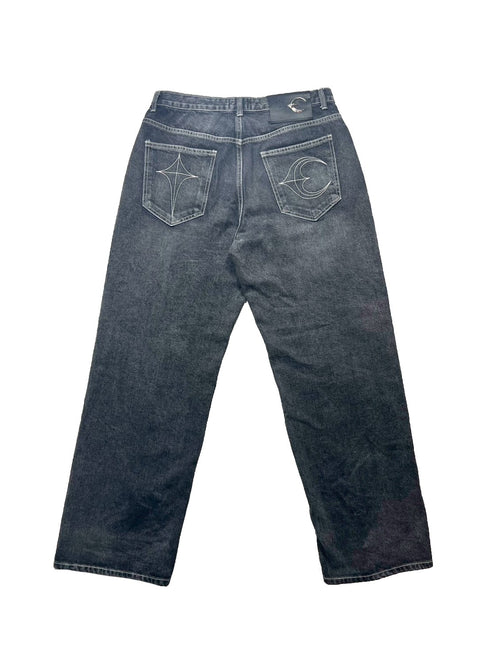 Tribal tree Denim Pants