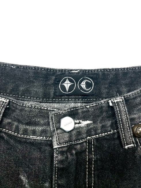 Tribal tree Denim Pants