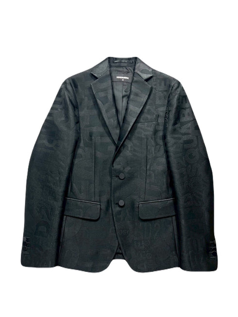 ロゴ総柄スーツジャケット