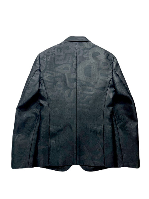 ロゴ総柄スーツジャケット