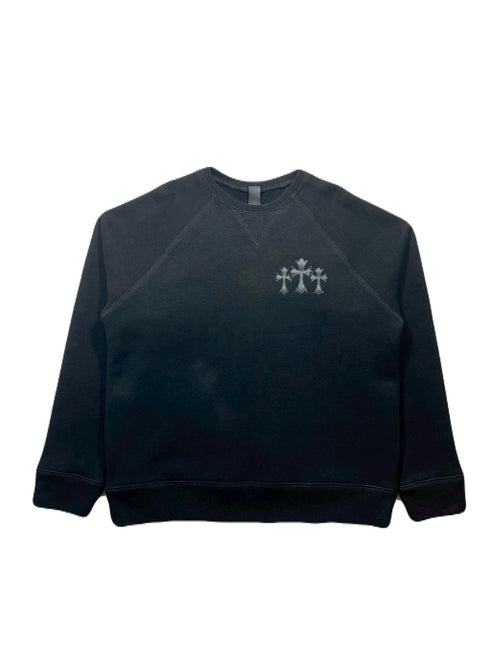 Y NOT Cemetery Cross Flock Patch Sweat