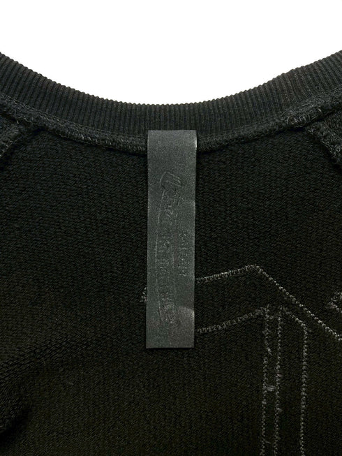 Y NOT Cemetery Cross Flock Patch Sweat