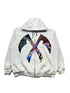 Vintage Cross Scythe Zipup Hoodie