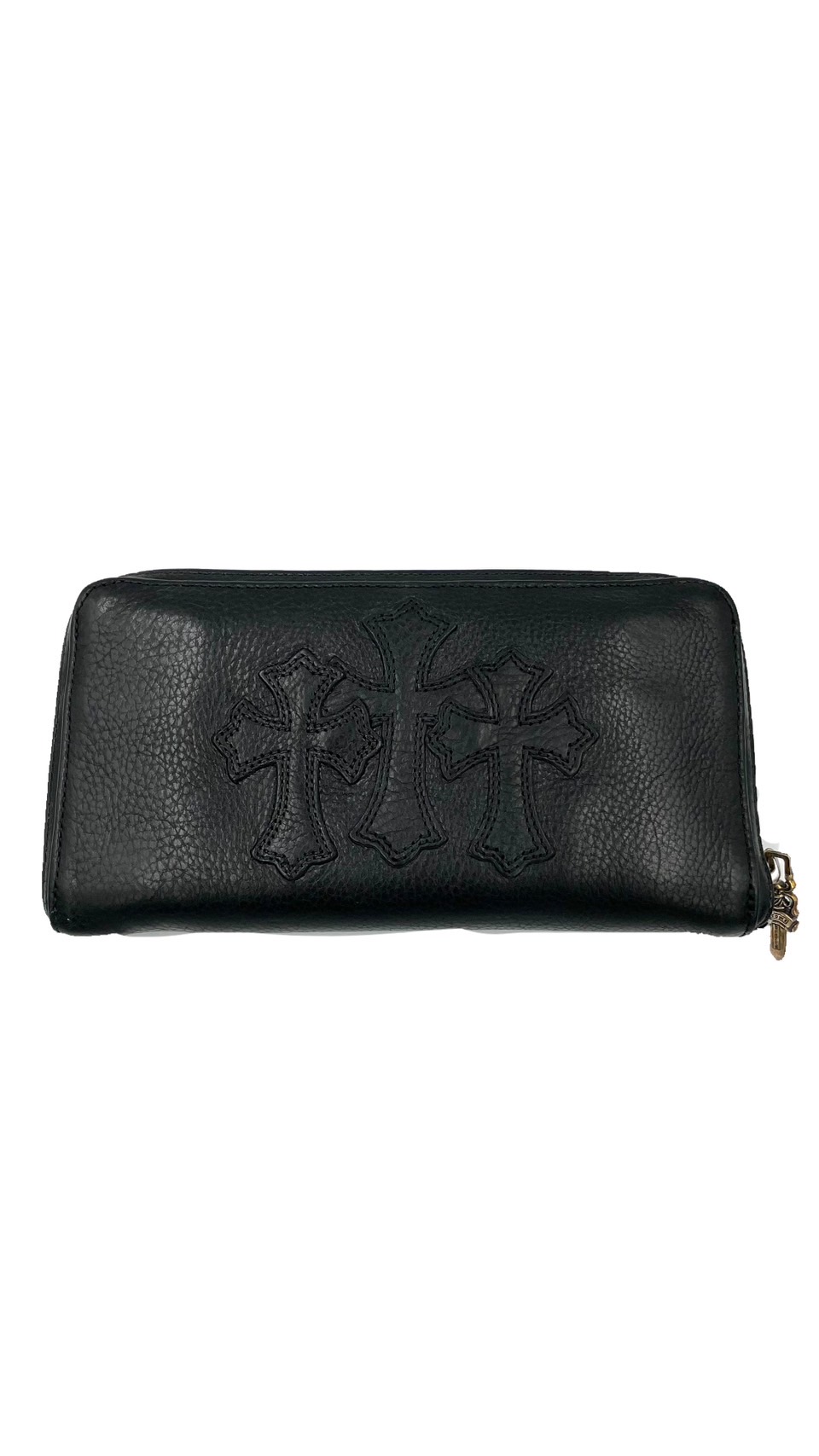CHROME HEARTS Cross Roundzip Wallet