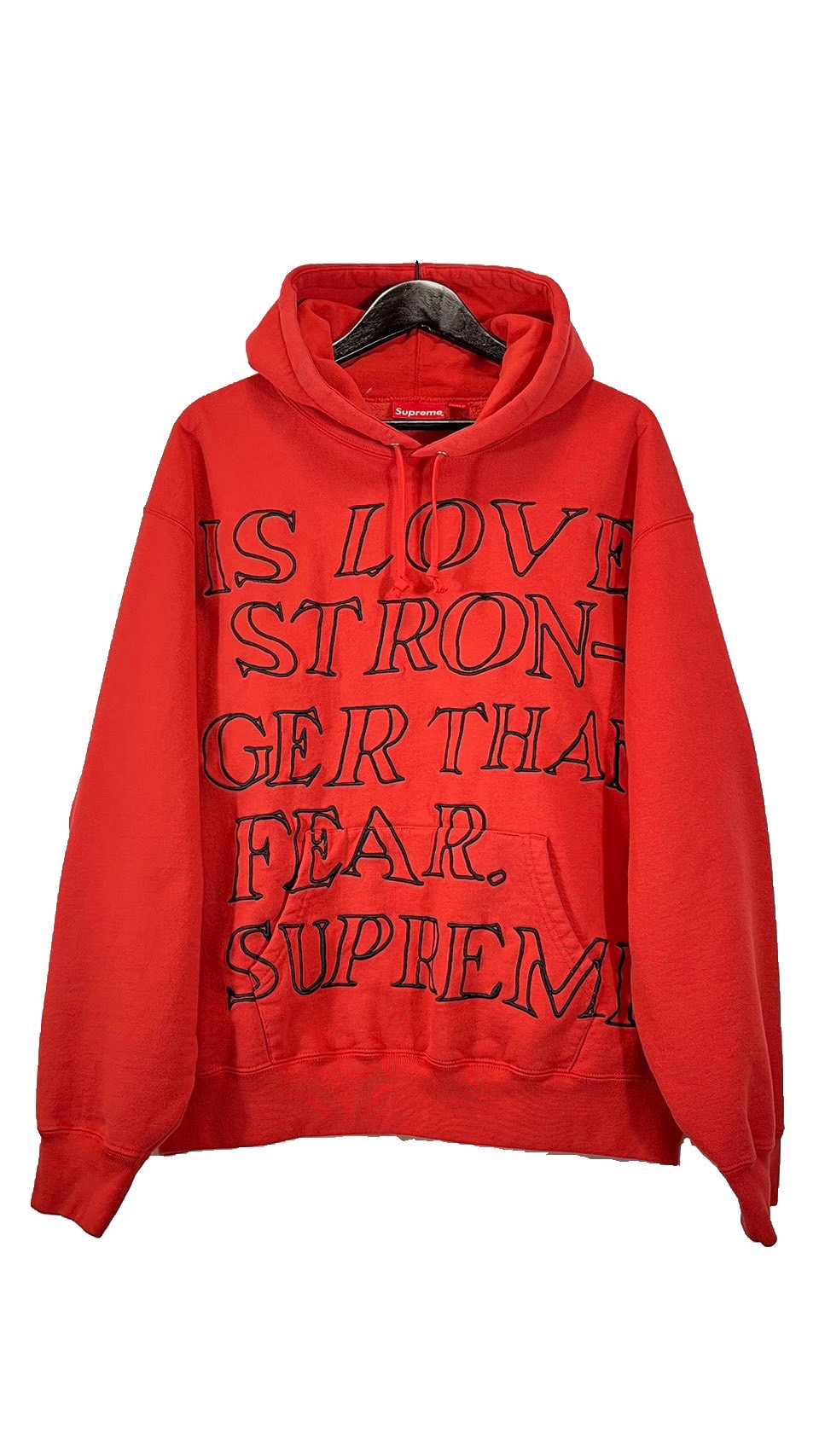 Supreme　Stronger Than Fear Hooded Sweatshirt