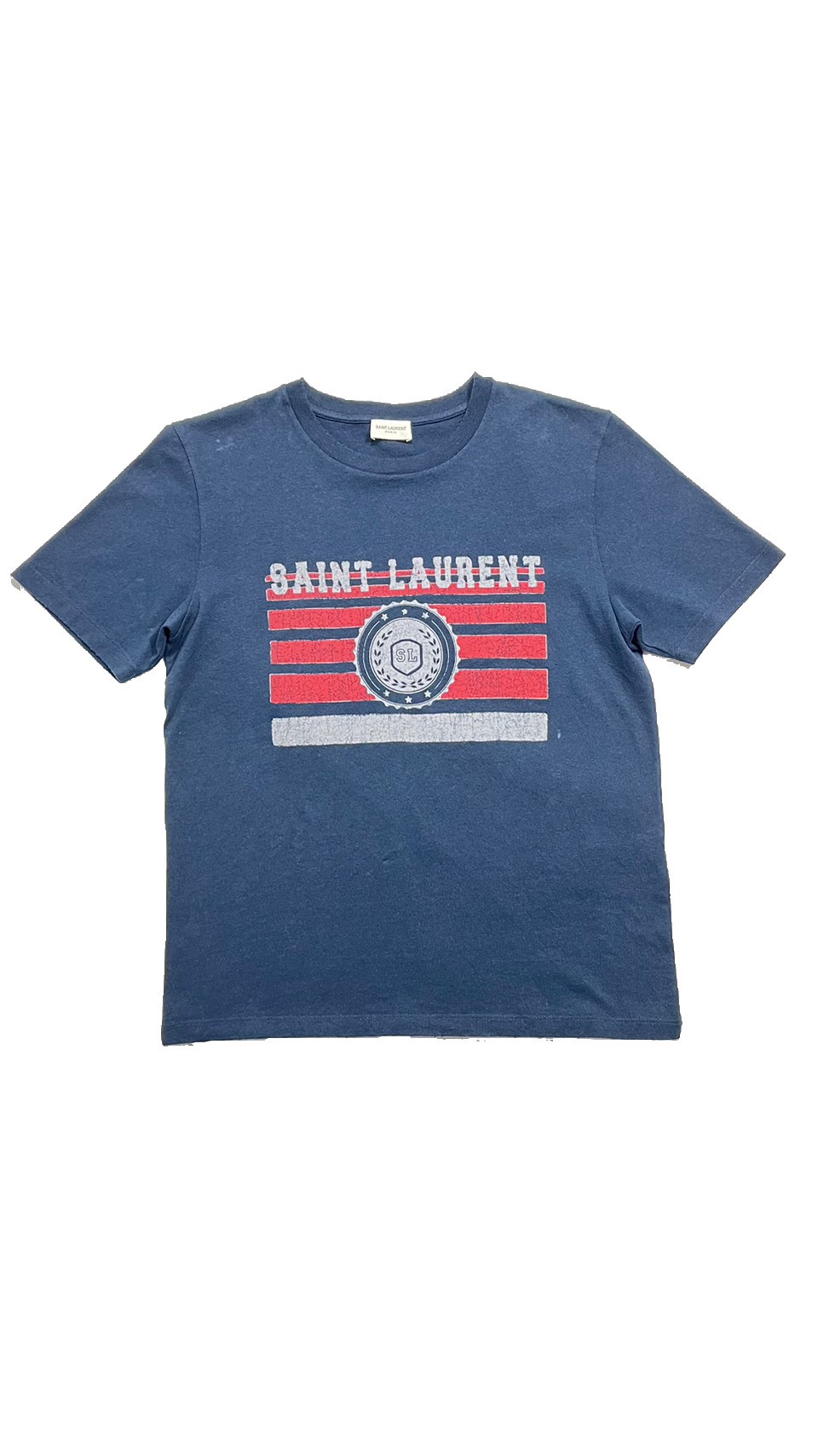 SAINT LAURENT　ロゴフラグプリントTシャツ