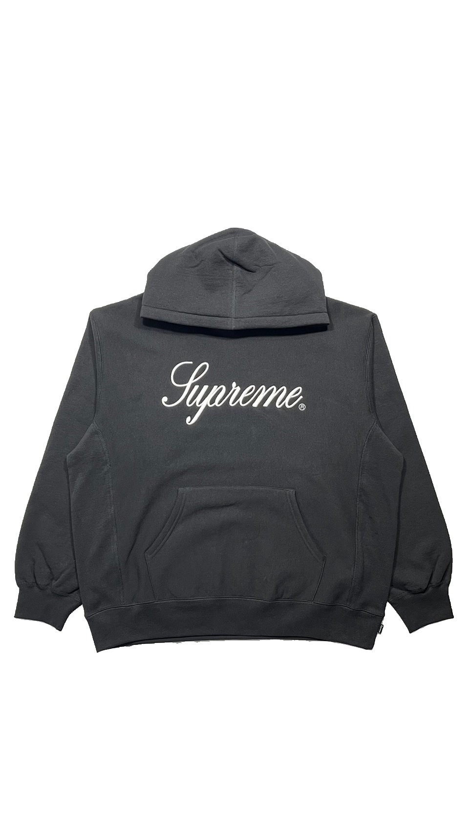 Supreme　Raised Script Hooded Sweatshirt