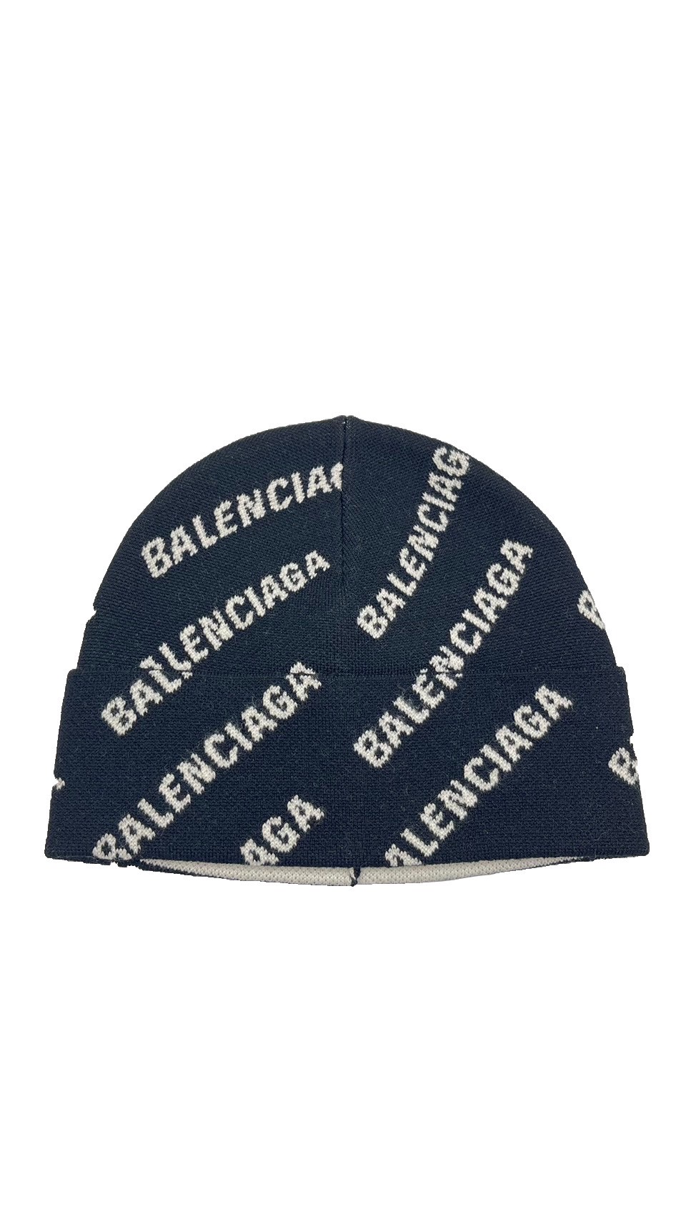 BALENCIAGA　Allover Logo Beanie