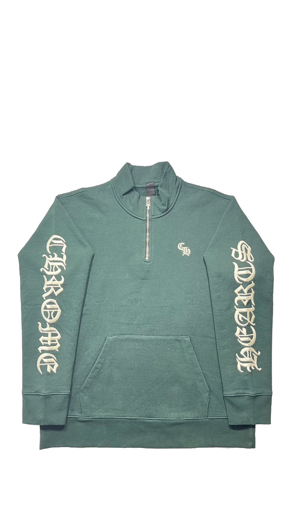 CHROME HEARTS　Y NOT CH EMBRDRY Half Zip Sweat