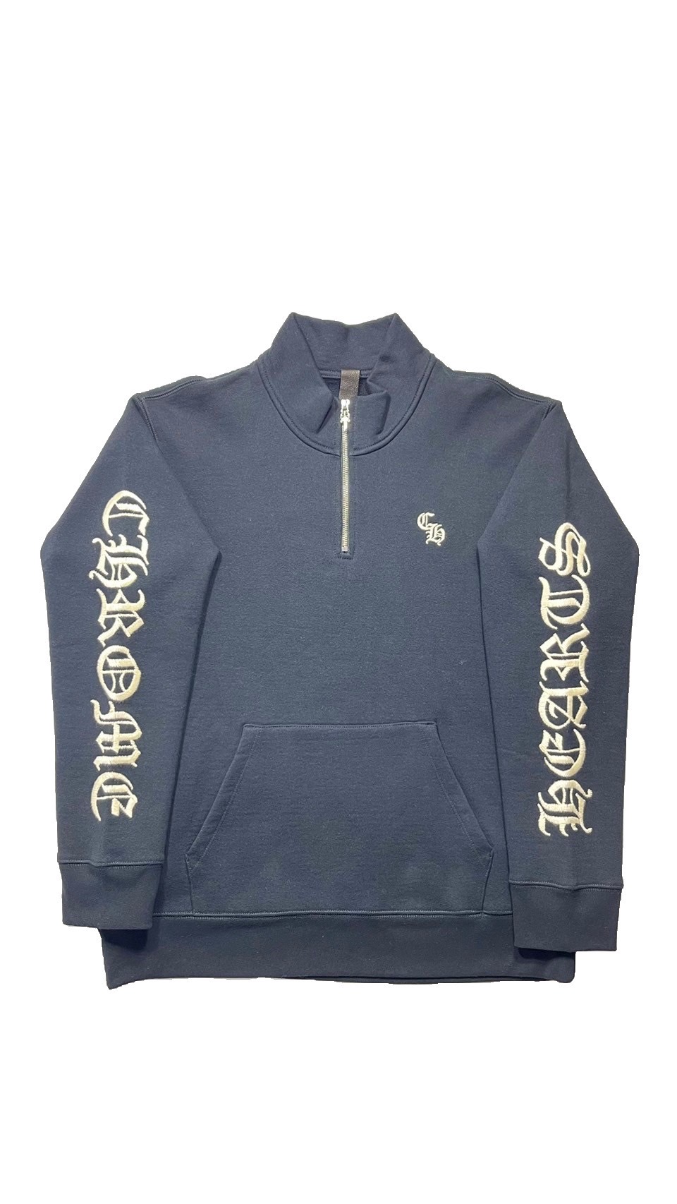 CHROME HEARTS　Y NOT CH EMBRDRY Half Zip Sweat