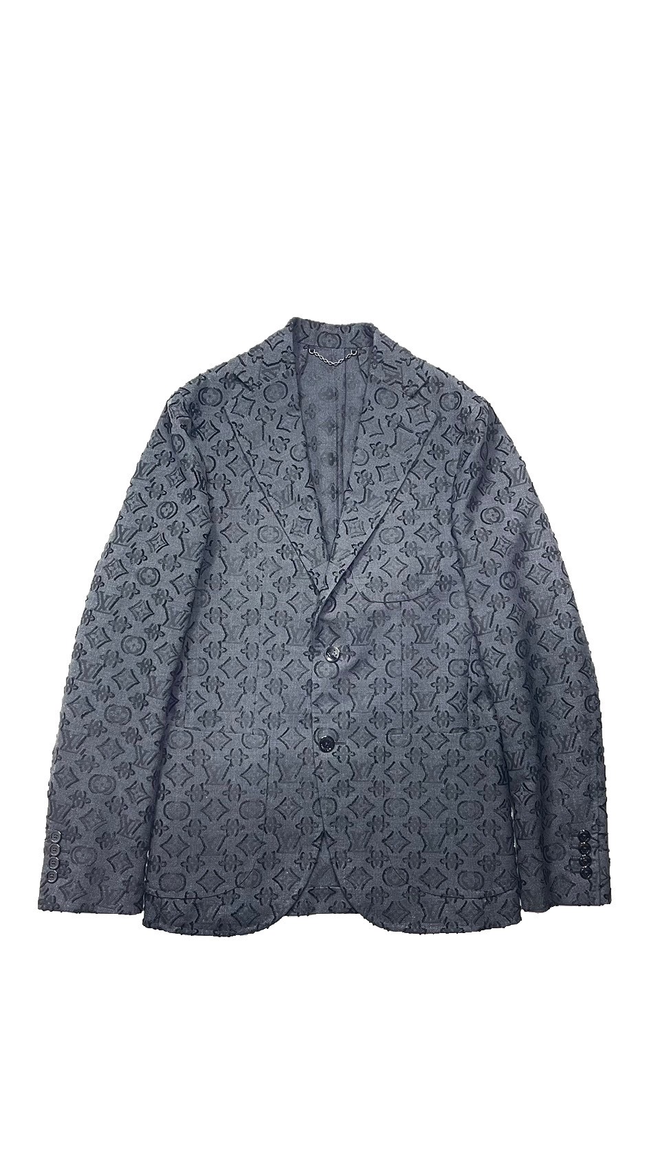 LOUIS VUITTON　モノグラム刺繍スーツジャケット